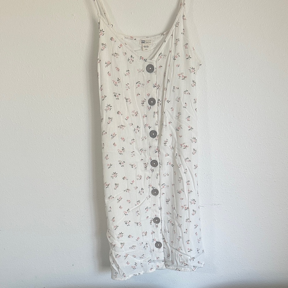 Billabong Button-up, Adjustable Strap Dress